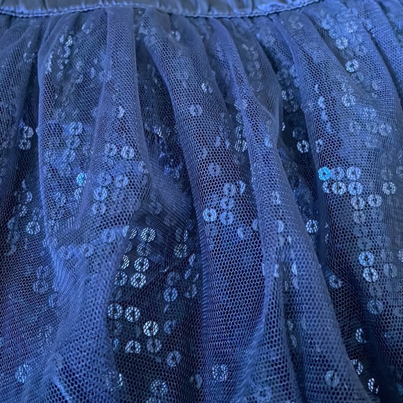 Toddler navy sequin skirt - Picture 4 of 7